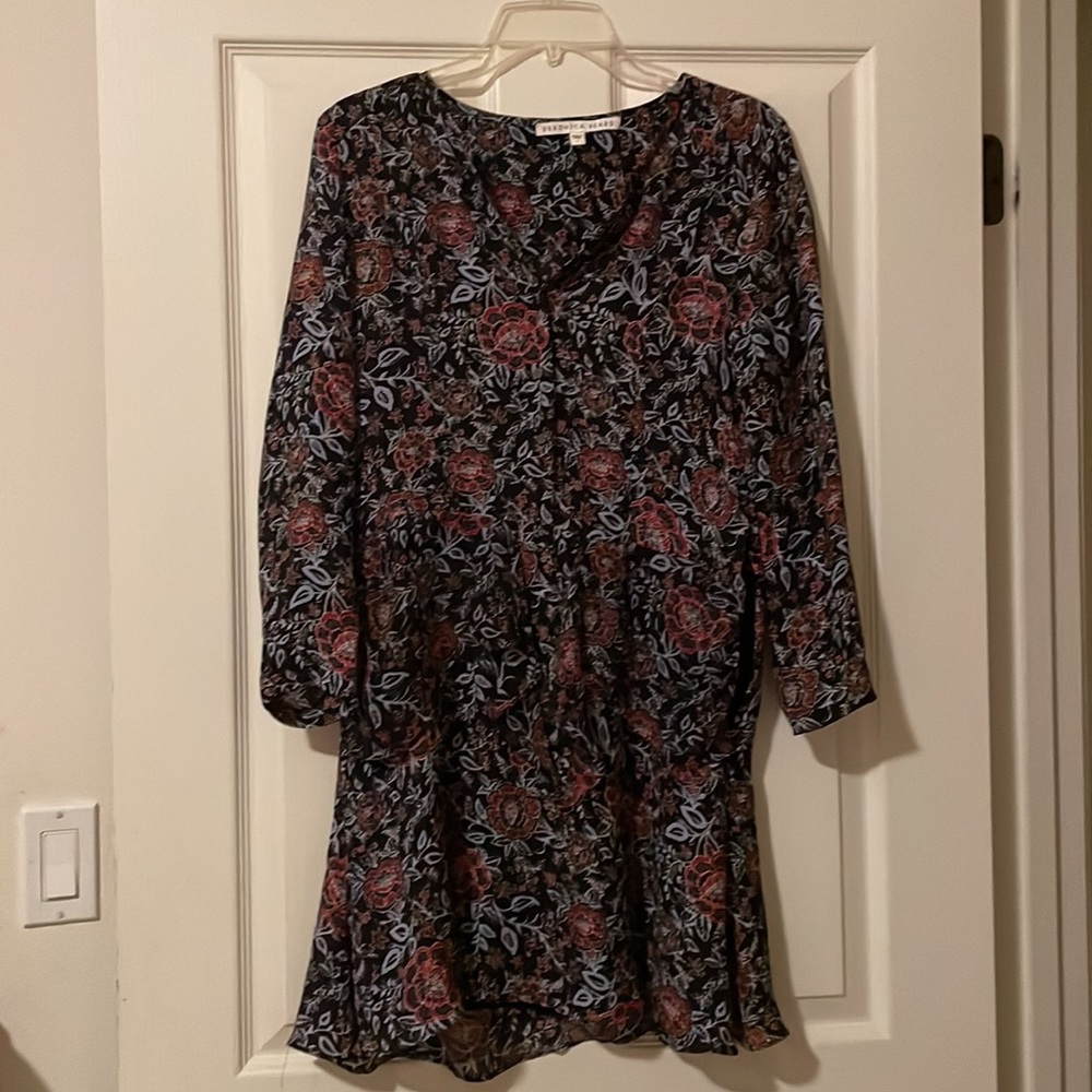 Veronica Beard 100% Silk Floral Dress Sz 4